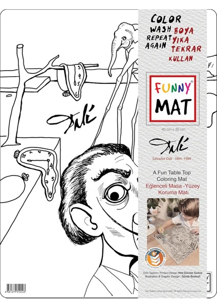Çocuk Mat - Dali 30X40CM - Yeni