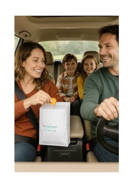 Busstier Su Geçirmez Araba Çöp Poşeti Yapışkanlı Pratik Kullan At Oto Çöp Torbası Seyahat Için Taşınabilir 20 Adet Tek Kullanımlık Hijyenik Çöp Torbası Araç Içi Düzenleyici