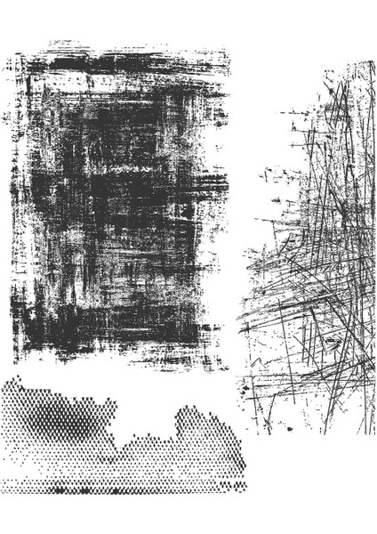 Anonymous Tim Holtz Yapışkan Pullar 7"x8.5", Hafif Değişiklikler