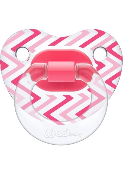 Wee Baby Şeffaf Desenli Damaklı Emzik No:1 fiyatları