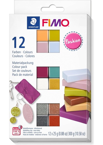 8023 C12-5 Mp Soft Modelleme Kili Moda Renkler (25 gr x 24 Blok)