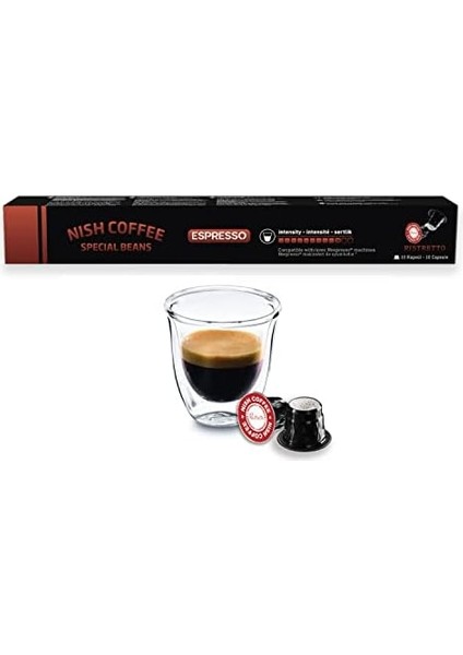 Nish Nespresso Uyumlu Kapsül Kahve 7 Organic - 10 Adet modelleri