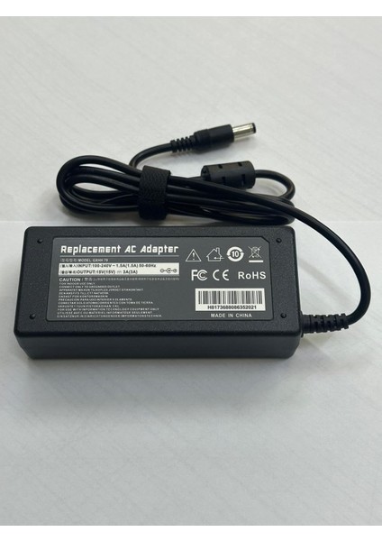 15 Volt 3 Amper Standart Uçlu Adaptör 5.5 mm 2.5 mm 25 Volt Adaptör