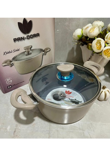 Pan-Dora Swiss Crystal 24CM Derin Tencere