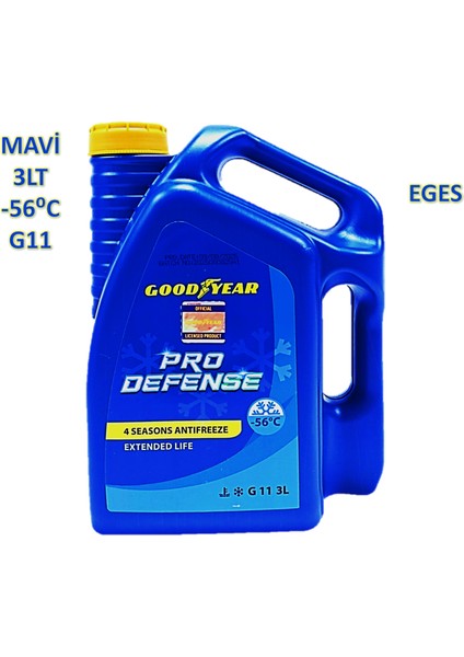 Mavi Organik Antifriz -56°c 3 Lt