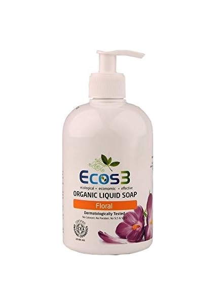 Ecos3 Floral Organik Sıvı Sabun (1 x 500 Ml)
