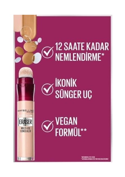 Maybelline New York Instant Anti Age Eraser Kapatıcı- 05 Brighten modelleri