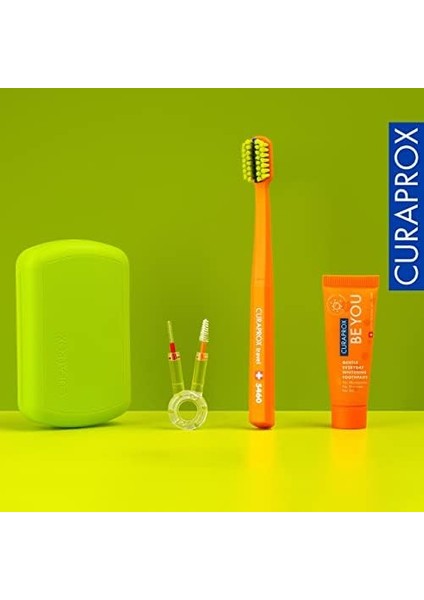 Curaprox Ortodonti Travel Seti (5460 Orho Fırça + Be You Diş Macunu + 3 Adet Arayüz Fırçası) fiyatları