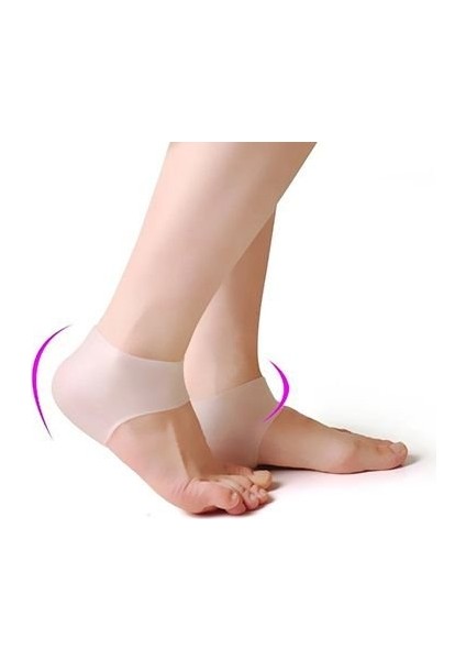 Silikon Topuk Dikeni Çorabı Topuk Çatlağı Yara Koruma Çorabı modelleri