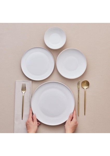 Stream Saturn 24 Parça 6 Kişilik Yemek Takımı