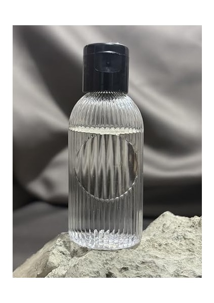 50 Adet 50 ml Boş Plastik Şişe DNZ21 Siyah Kapak