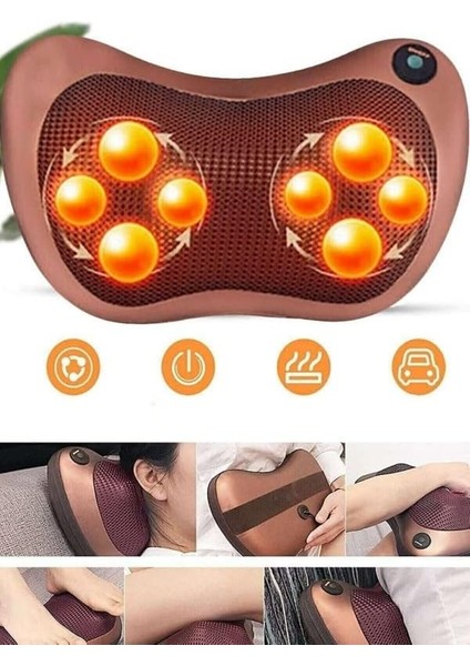 Paoss 8 Toplu Ovmalı Masaj Yastığı Ayak Bel Boyun Sırt Vücut Omuz Aleti Yeni Model Masaj Yastığı modelleri