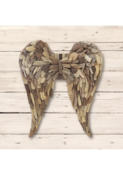 Etkilenir Ahşap Melek Kanat