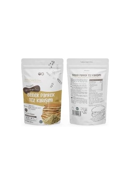 Og 2'li Organik Ruşeymli Bebek Pankek Toz Karışımı 300 gr +8 Ay fiyatları