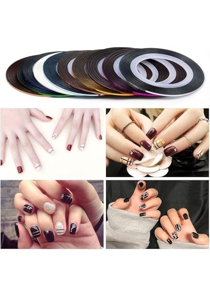 Aksesuarcı Süper Set 6in1 Çantalı Paslanmaz Çelik Profesyonel Manikür Pedikür Seti ve 37 Parça Nail Art Tırnak Süsleme Sanatı Tasarım Seti fiyatları