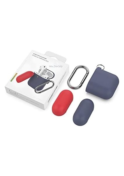 1. ve 2. Nesil Uyumlu Silikon Kılıf – Darbeye Dayanıklı Kılıf, Metal Anahtarlık Halkalı (Karabinalı), Kablosuz Şarja Uyumlu, Toza Karşı Lacivert Mavi fiyatları