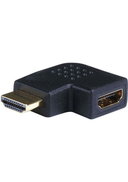HDMI L Dirsek 90 Derece Çevirici Dönüştürücü Uzatma Adaptörü