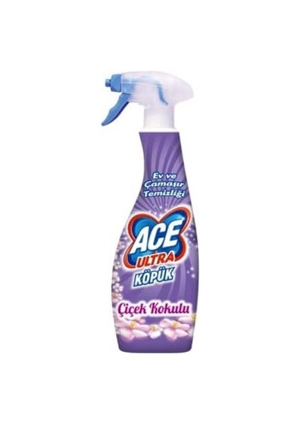 Ace Ultra Köpük Çiçek Kokulu Çamaşır Suyu + Yağ Çözücü (700 Ml)