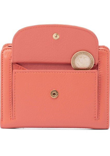 Pembe Hakiki Deri Kadın Cüzdan - S1CB00005714-G4Z
