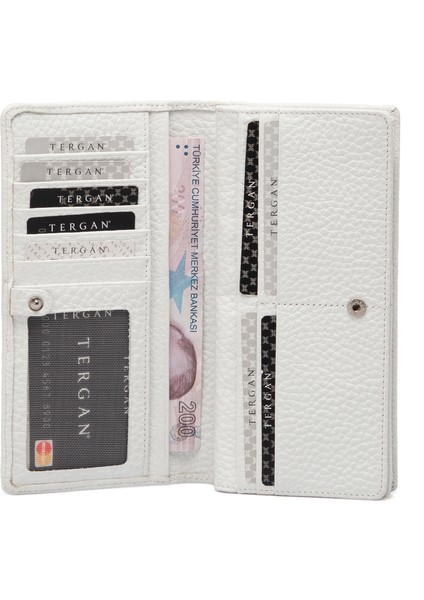 Beyaz Hakiki Deri Kadın Cüzdan - S1CB00005685-B69 modelleri