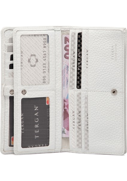 Beyaz Hakiki Deri Kadın Cüzdan - S1CB00005685-B69 fırsatları