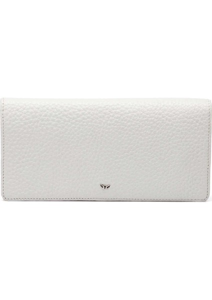 Beyaz Hakiki Deri Kadın Cüzdan - S1CB00005685-B69