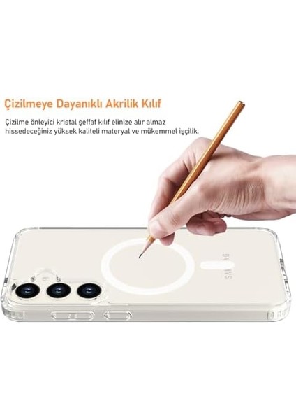 Labs S24 ile Uyumlu (6.7 Inç) Uyumlu Air Darbe Emici Tpu + Pc Şeffaf Kılıf fiyatları