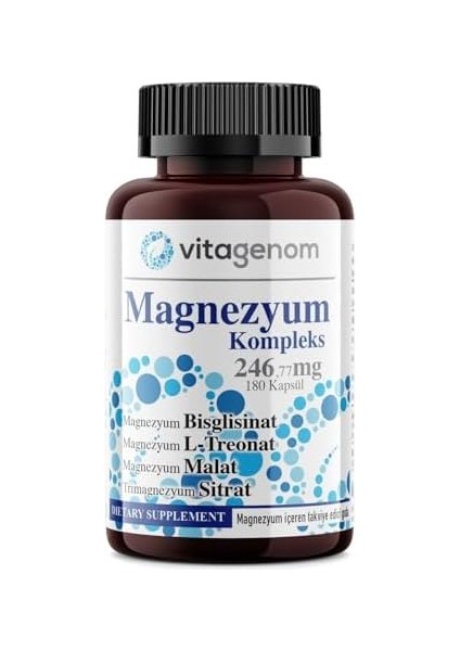 Vitagenom Magnezyum Kompleks 246,77 Mg 180 Kapsül modelleri
