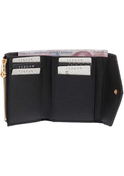 Siyah Print Kadın Cüzdan - S1CB00055814-T0E
