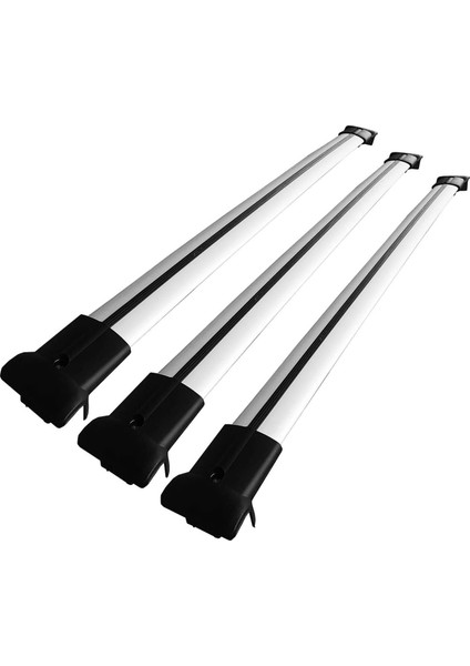 Renault Kangoo (X76) Post-Facelift 2003-2008 Arası ile Uyumlu FLY Model Ara Atkı Tavan Barı Gri 3 Adet modelleri