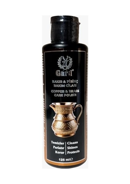 Gard Bakır & Pirinç Bakım Cilası 125 ml