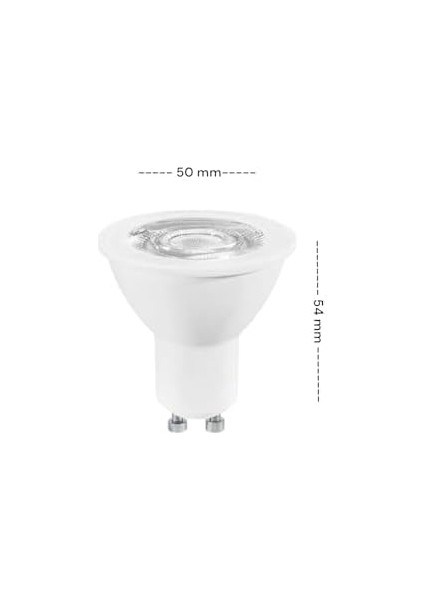 GU10 LED Ampul 4.5W 6500K Beyaz Işık – 350LM, 36° Işık Açısı, 10'lu Ekonomik Paket, Enerji Sınıfı F – 15.000 Saat Ömür modelleri