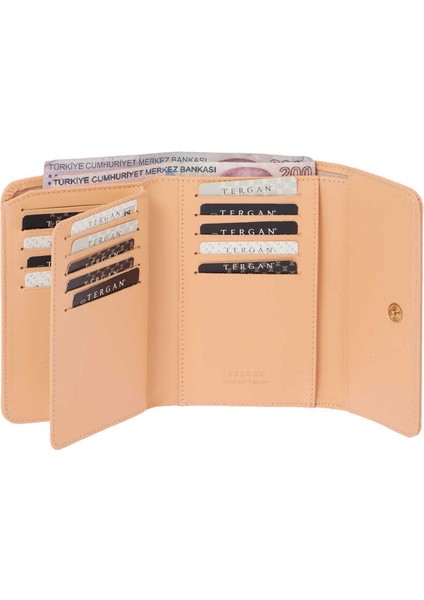 Pudra Hakiki Deri Kadın Cüzdan - S1CB00005730-T3K