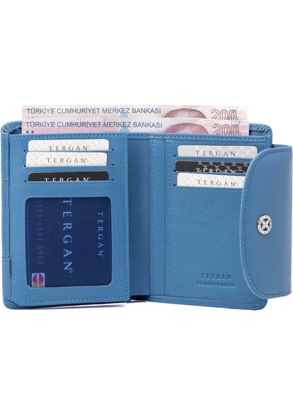 Mavi Hakiki Deri Kadın Cüzdan - S1CB00005714-K3A