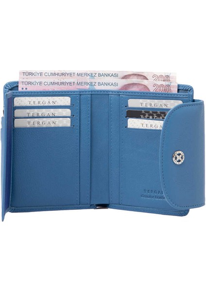 Mavi Hakiki Deri Kadın Cüzdan - S1CB00005714-K3A