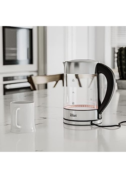 Su Isıtıcısı 1,7 Litre |%100 Bpa Içermez | 2200 Watt | Renk Değişimli LED Aydınlatma | Paslanmaz Çelik | Çaydanlık | Tutma Fonksiyonu | Ayarı (60°C-100°C) modelleri