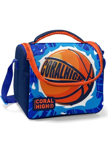 Thermo Mavi Turuncu Okul Beslenme Çantası - Erkek Çocuk
