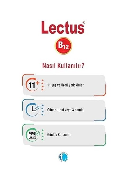 Lectus Metil B12 Dil Altı Sprey 20 ml / 1000 Mcg