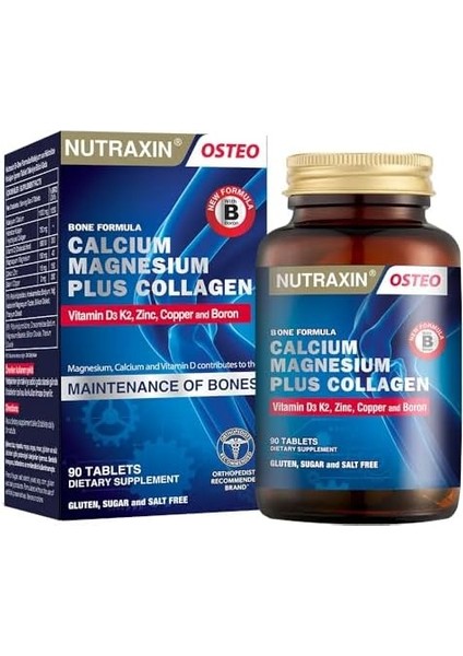 Nutraxin Osteo B-One Formula Type 1 Kollajen 90 Tavlet Takviye Edici Gıda modelleri