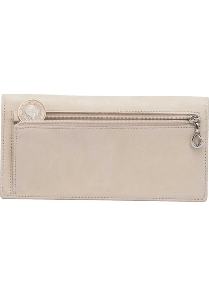 Bej Hakiki Deri Kadın Cüzdan - S1CB00005685-B19