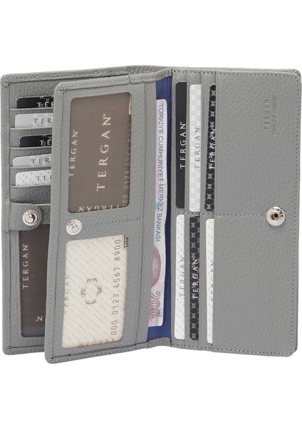 Gri Hakiki Deri Kadın Cüzdan - S1CB00005685-H1Y indirimleri