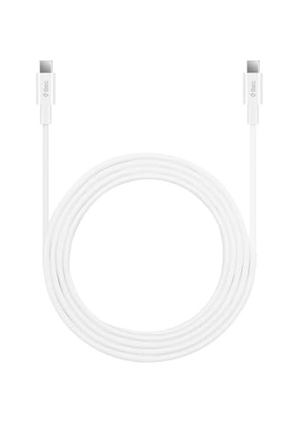 Usb-C - Usb-C 200CM 60W Pd/qc Hızlı Şarj/data Kablosu Beyaz fiyatları