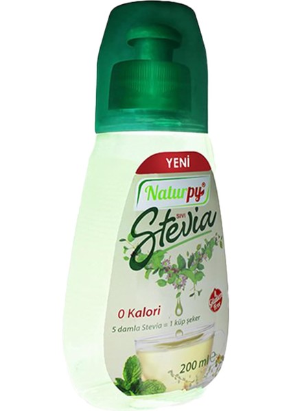 Naturpy Sıvı Stevia Tatlandırıcı 200 ml