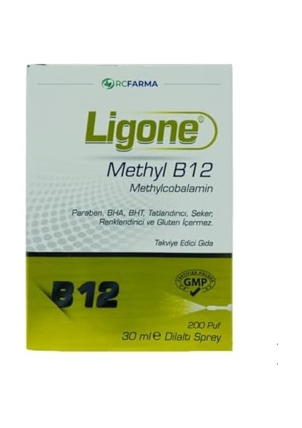 Ligone Methyl B12 Dilaltı Sprey 30 ml modelleri