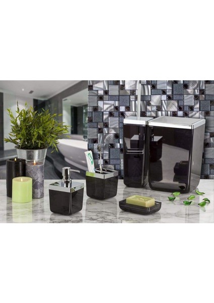 Toskana Seti/şeffaf Siyah