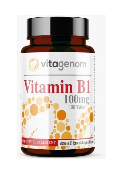 Vitagenom Vitamin B1 100 Mg 100 Tablet