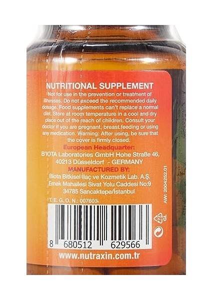 Nutraxin Vitals Vitamin C 1000 Mcg 30 Tablet Takviye Edici Gıda modelleri