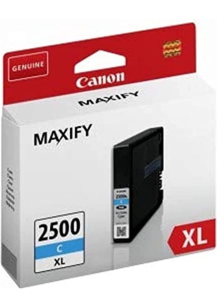 9265B001 PGI-2500XL C Orijinal Mürekkep Kartuşu, Cyan