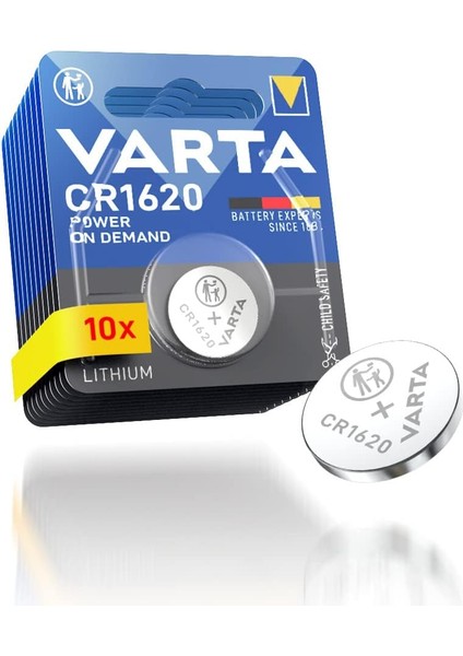 Varta Power On Demand CR1620 Bli 1X10