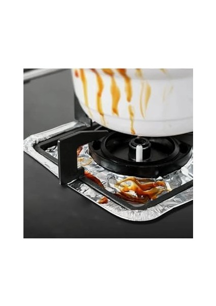 Tineke Tekrar Kullanılır 10'lu Ocak Üstü Koruyucu Leke Önleyici Isıya Dayanıklı Ocak, Izgara Koruyucu Folyo modelleri